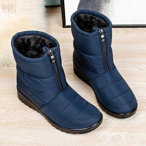 Bota MaxConfort de Inverno Peluciada-Impermeável (FRETE GRÁTIS)