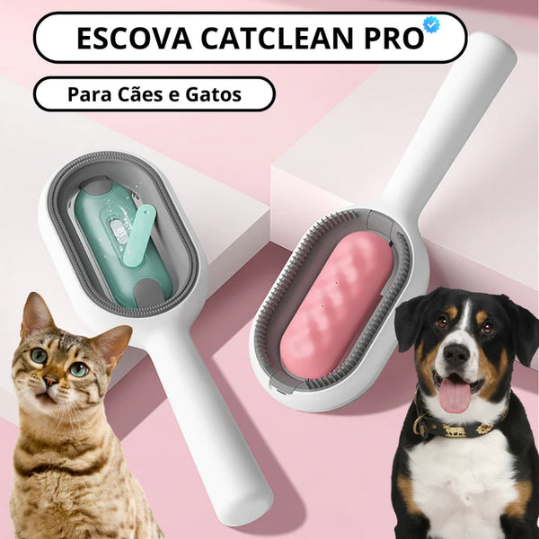 Escova CatClen Pro Removedora de Pelos