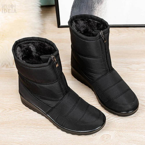 Bota MaxConfort de Inverno Peluciada-Impermeável (FRETE GRÁTIS)