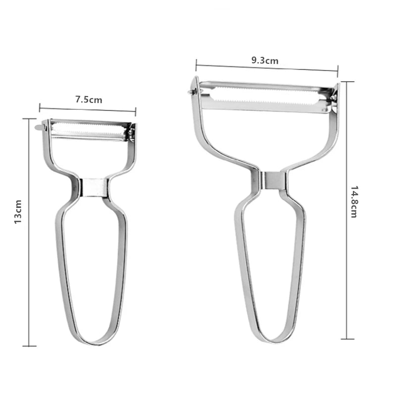 Descascador de Frutas, Verduras e Legumes, feito em aço inoxidável, Prático e Eficiente