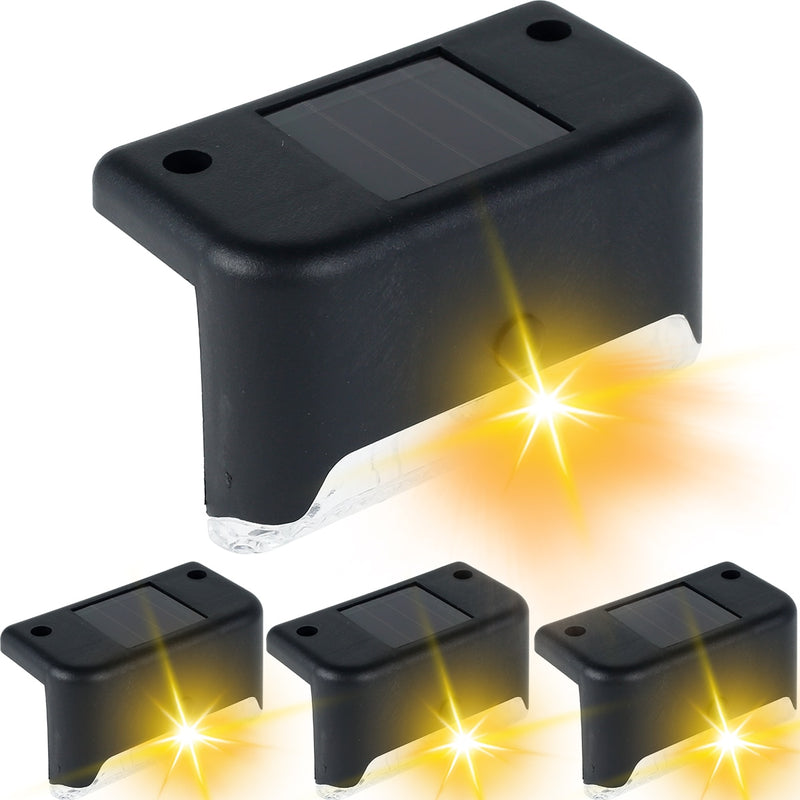 Kit Com 4 Luzes Solares de LED Para Jardim